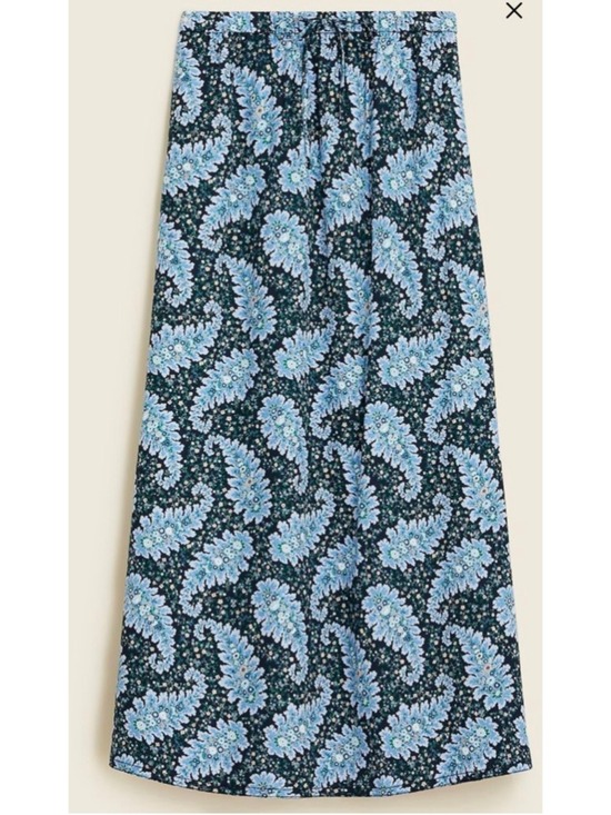 J. Crew Dresses & Skirts - J.Crew Collection pull-on skirt in Ratti® Pacific paisley Size XL